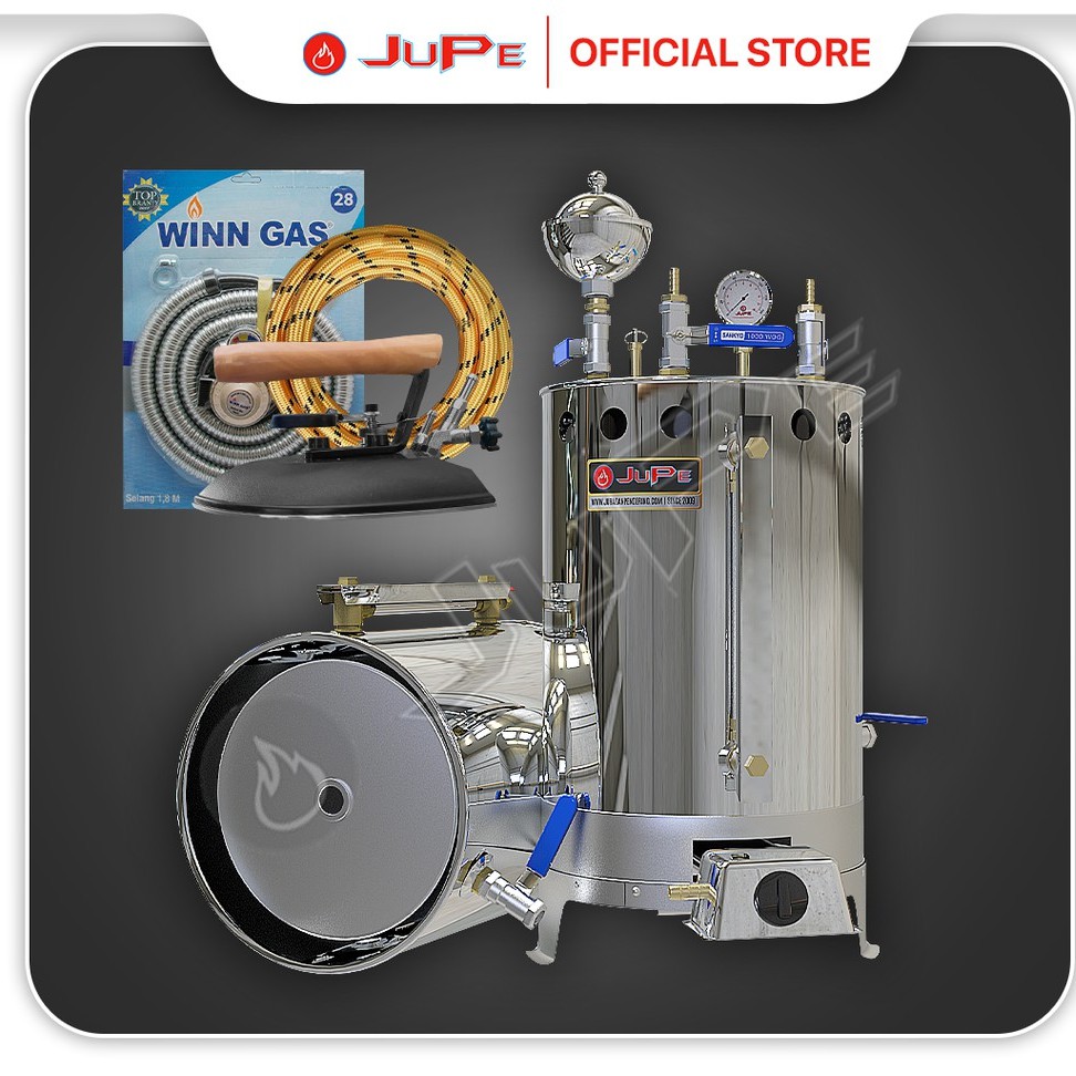 Setrika Uap 15 ltr 1 Setrika Full Stainless