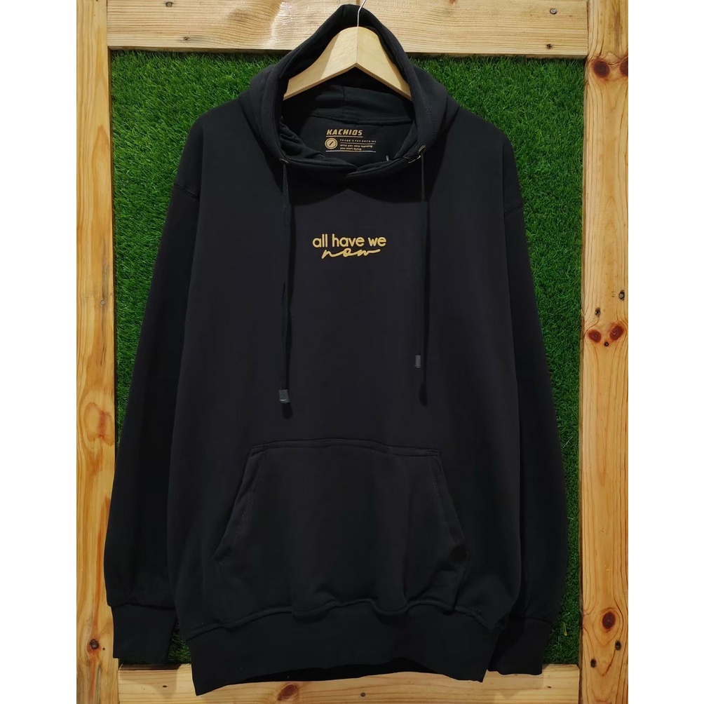 sweater pria distro KACHIOS  hoodie oversize hitam all have  jamper hoodie premium m l xl xxl Aaqil22Shop