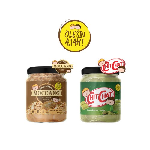 

Promo OlesinAjah Selai Moccang 200Gr + Chit Chat 200Gr