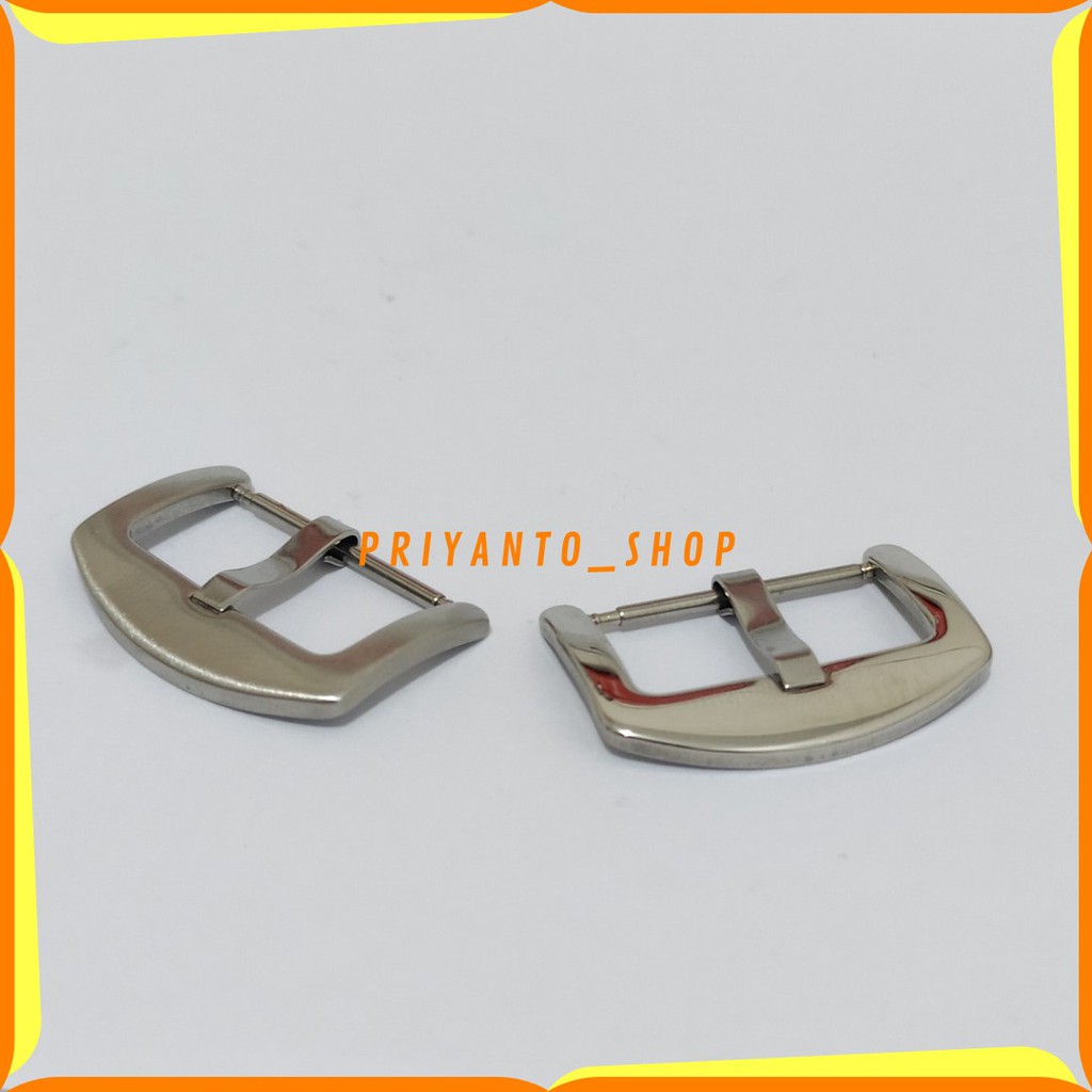 Buckle Bukel Tali Jam Tangan Stainless Steel 22mm 24mm Bagus Termurah