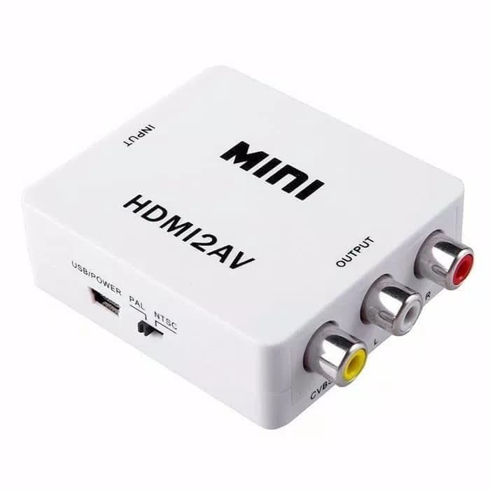 ( CalvinComp )  HDMI to AV Converter / RCA Mini Box/Adapter Box / HDMI2AV