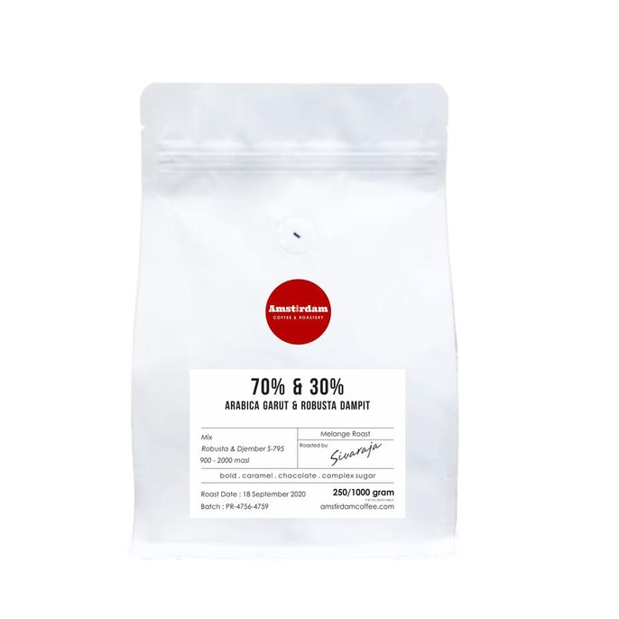 

[ COD ] Custom Blend 70 Arabica 30 Robusta 250gr PRODUK TERBATAS Kode 1056