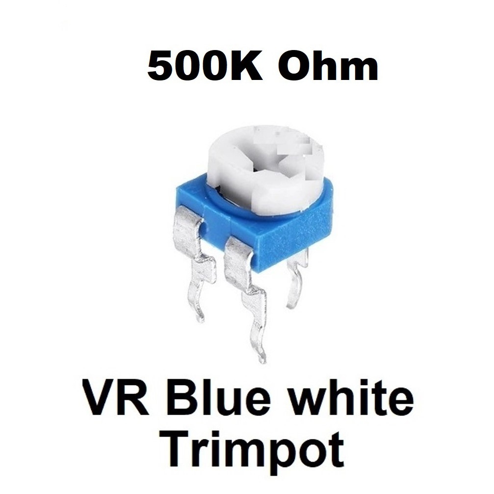 [HAEBOT] Trimpot Trimmer 500k Ohm VR 504 Variabel Resistor Potensio 3 Pin Adjustable Hambatan Pasif Komponen Elektronika Arduinoo Module Komparator