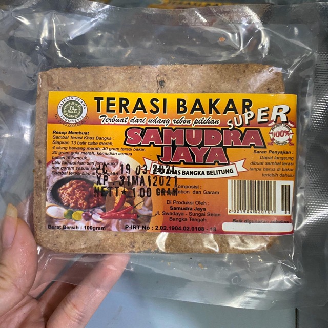 

Terasi Bangka Super Cap Samudra - Belacan Bangka Super Cap Samudra - Snack Bangka - Makanan Bangka