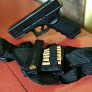 Holster DADA DAN PINGGANG Multi Fungsi ALL UNIT Universal Jahitan Sempurna - Hitam