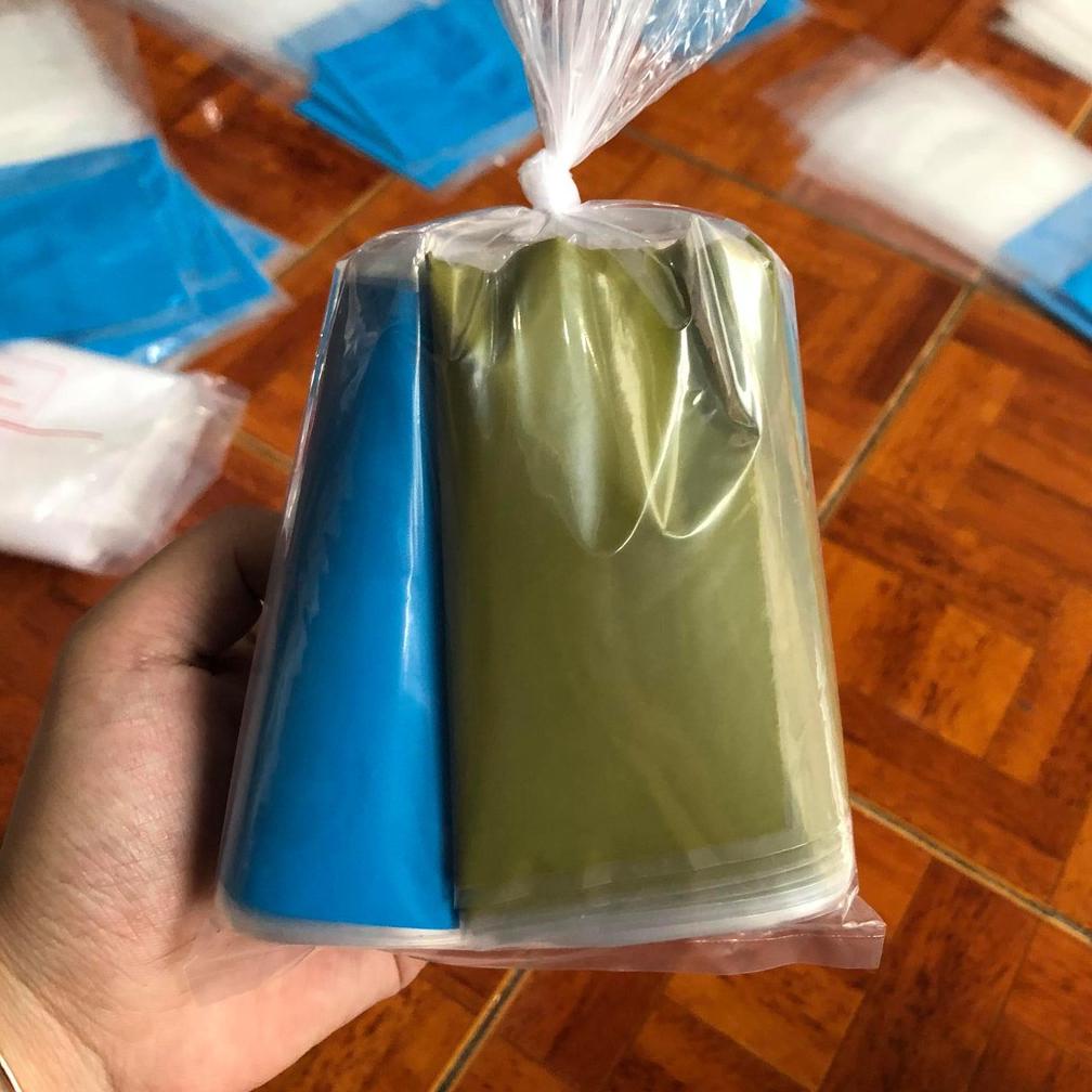 [PROMO RNI55] PLASTIK PE SABLON WARNA UNTUK IKAN CUPANG 50PCS Murah Banget