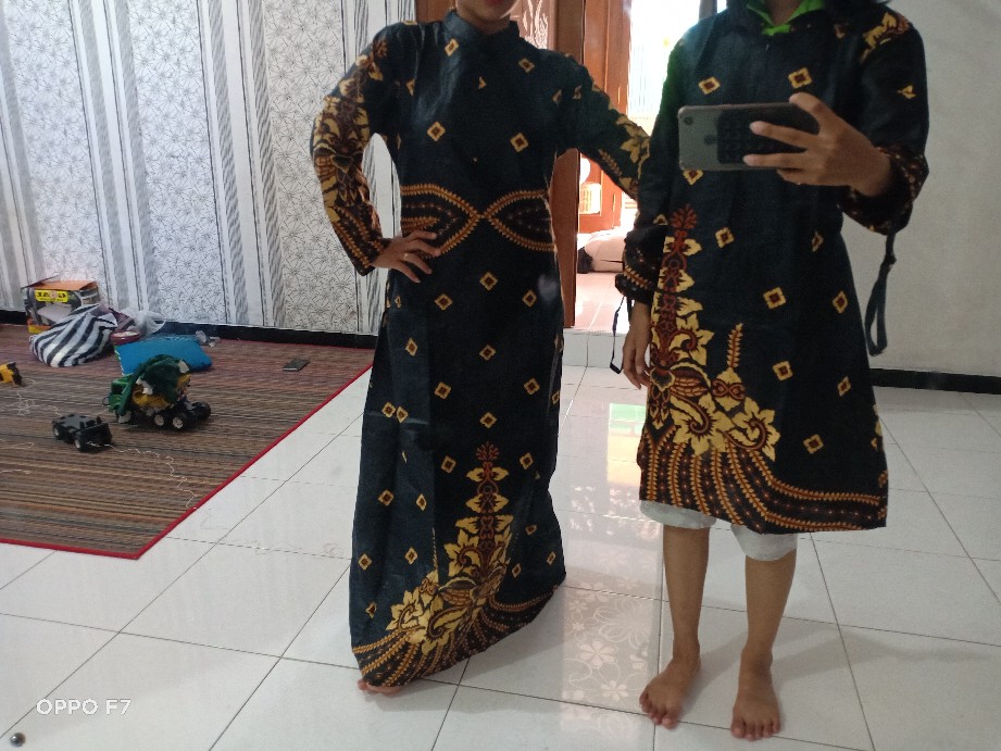 Batik Couple Keluarga Sania Ruffle Ori Ndoro Jowi Dnt Garansi Termurah Candi