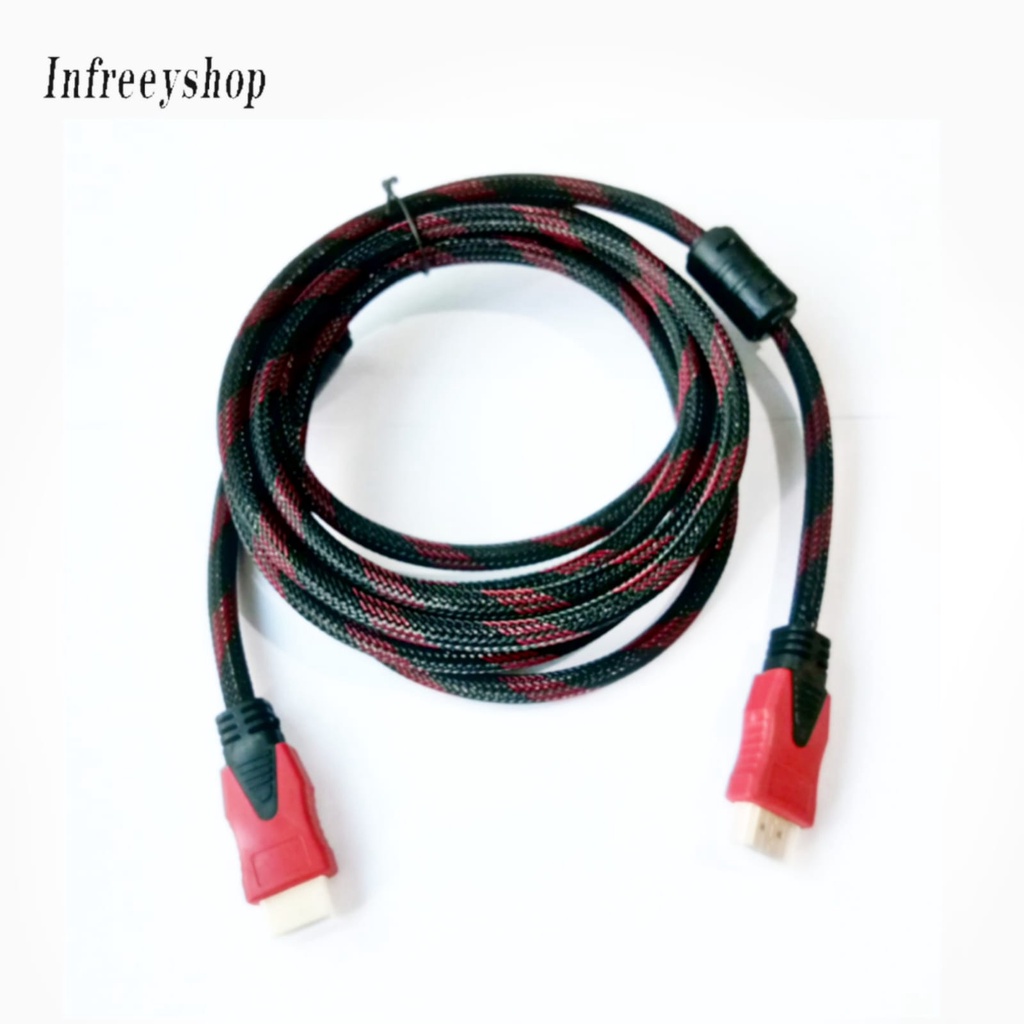 KABEL HDMI TO HDMI 3M  Male laptop monitor Male Versi 1.4