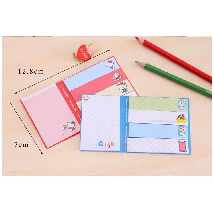 STICKY NOTES MEMO STICKER TOTORO DORAEMON HELLO KITTY ALAT TULIS