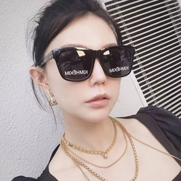 2020 new KIMHEKIM letters retro fashion sunglasses