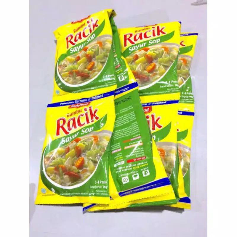 

RACIK sayur sop renceng 10 sachet