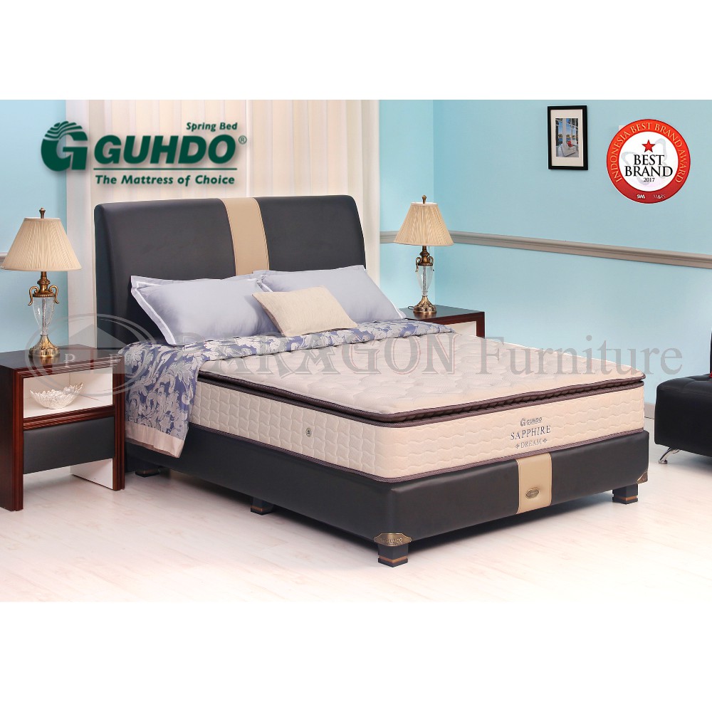Spring bed Sapphire PT 160x200 Venetian style Full Set-Guhdo