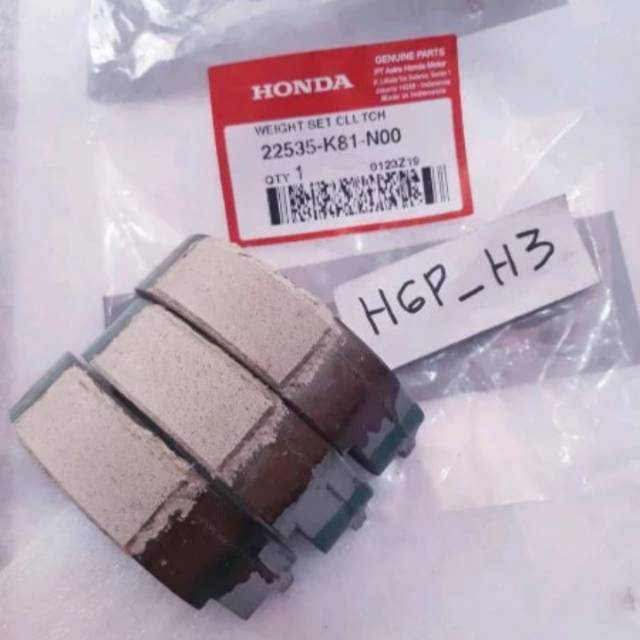 kampas ganda new beat fi esp 2016 2017 street 22535-K81-N00 Ori Ahm