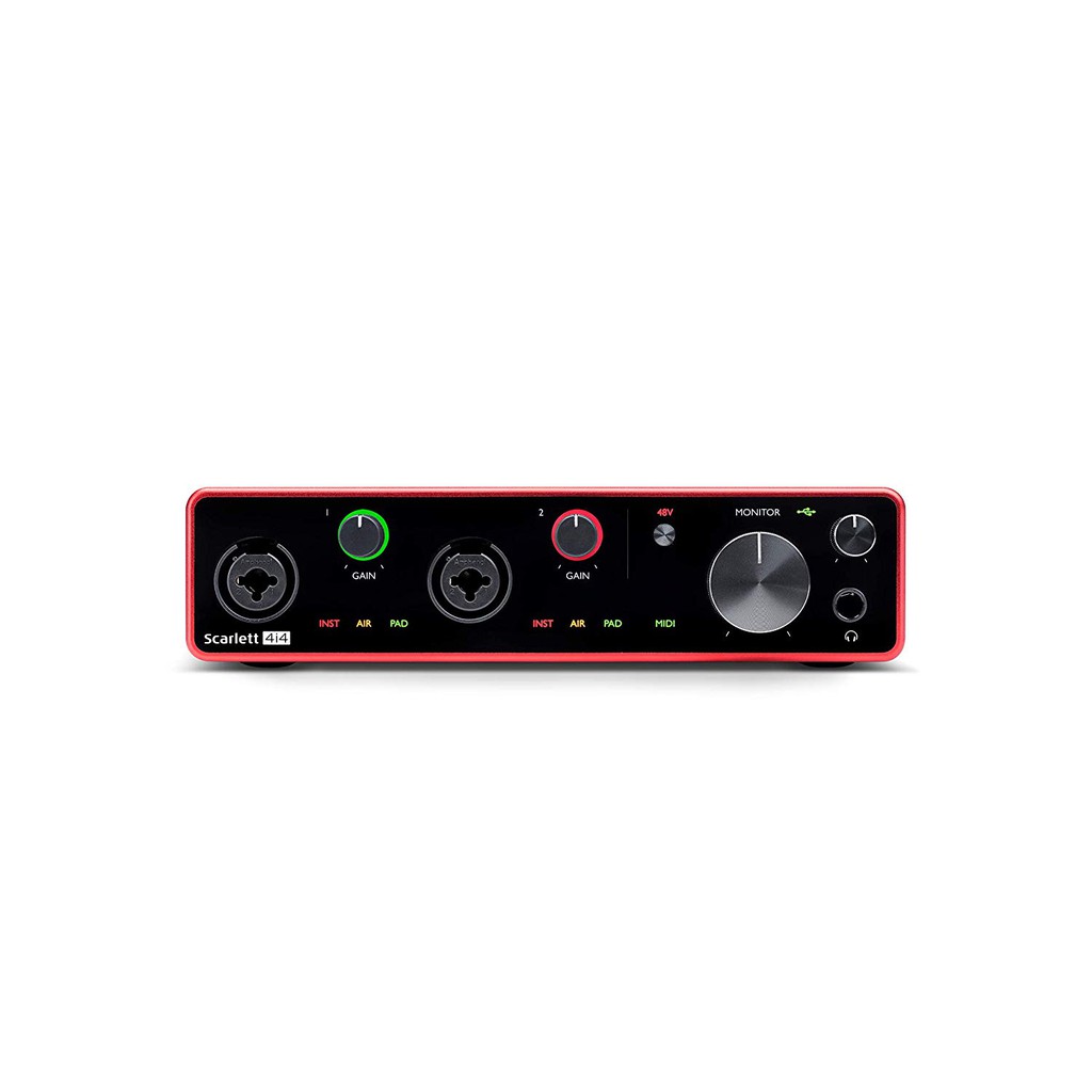 Focusrite Scarlett 4i4 3rd Gen ORIGINAL Garansi Soundcard Recording