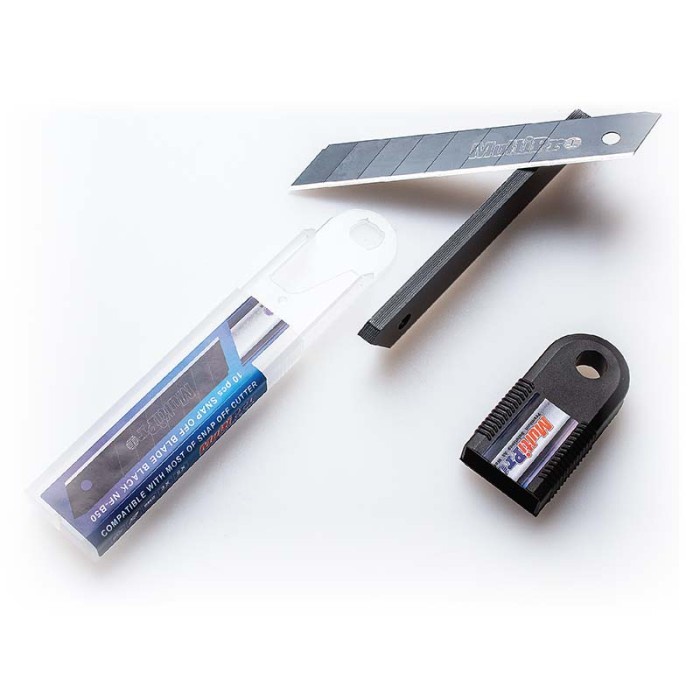 

Cantik Multipro Isi Cutter Snap Off Blade Black Nf-B50 18X100X0.5Mm Bagus