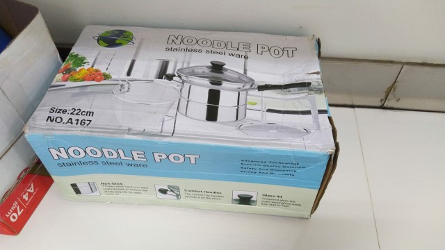 Panci 3 In 1 Goreng, Rebus, Kukus Panci Multifungsi Deep Fryer Multifunction Cookware