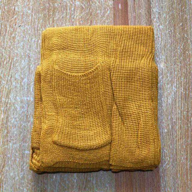 Cardigan / LOOCY / Oversize Cardy / Atasan Cardy Rajut / Outwear / Kardigan Wanita-Mustard