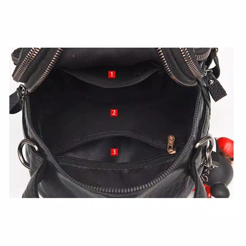 [COD] LB - New arrival ransel mini fashion import free gantungan lucu / 219