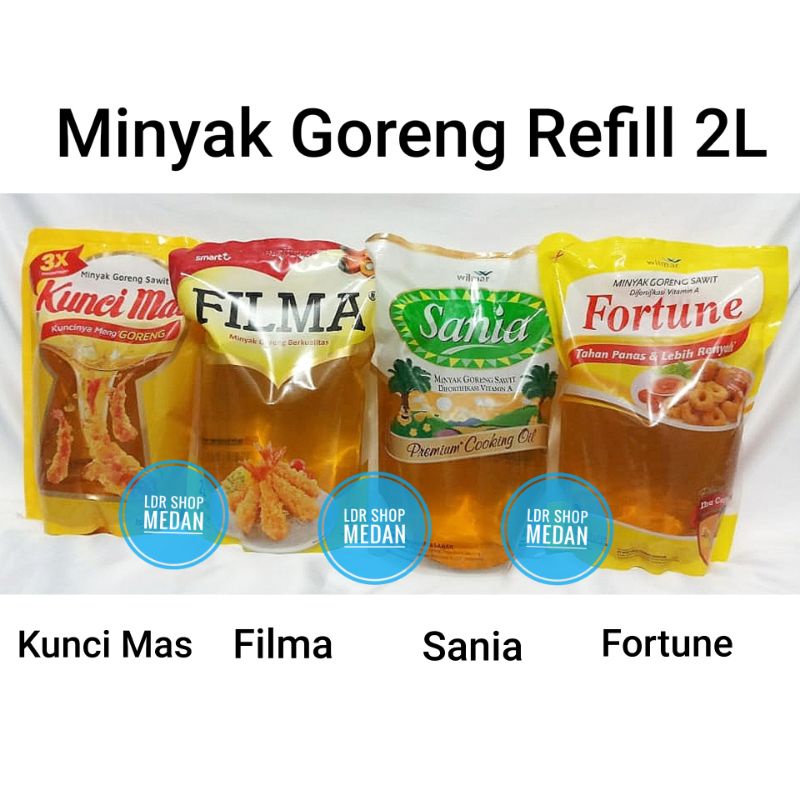 

[KHUSUS Gosend / Grab]Minyak Goreng SANIA / FILMA 2L