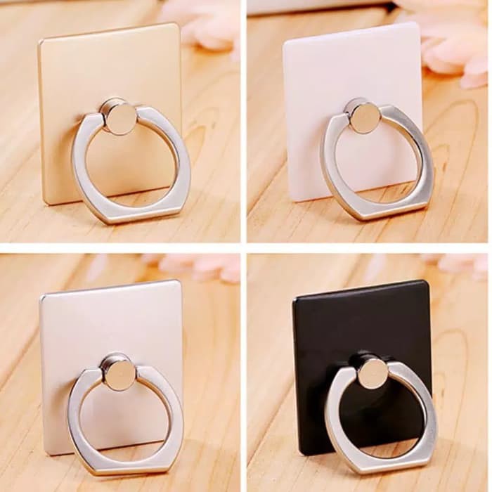 IRING HP FIBER STANDING I-RING PHONE HOLDER HAND GRIP POPSOCKET - WARNA ACAK