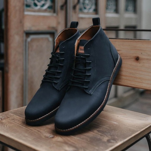 ELEANOR BLACK |ManNeedMe x FSTP| Sepatu Pantofel Pria Boots Formal ORI