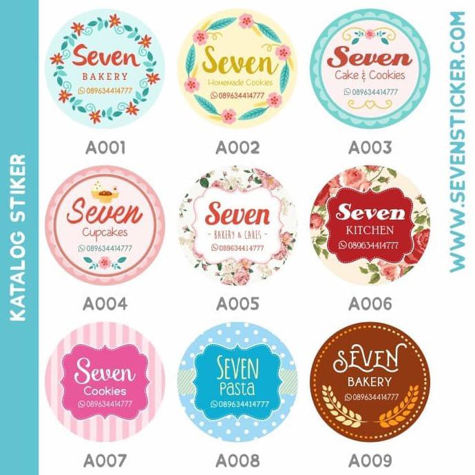 

Stiker Label Kue/Kitchen/Slime/Clothing - Murah Berkualitas Harga Promo