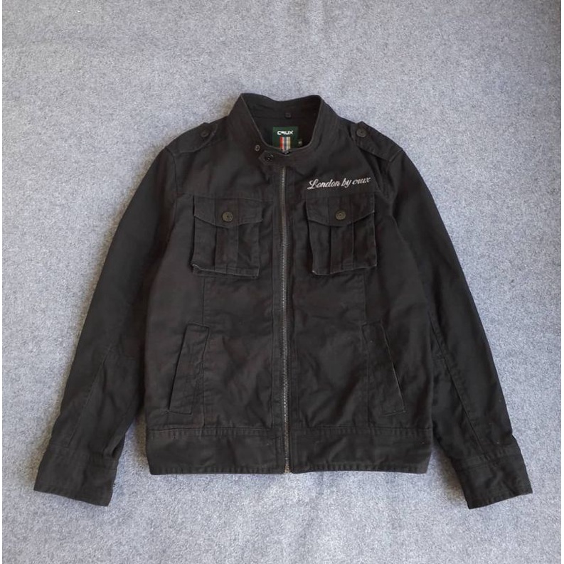 jaket jeans denim crux second original