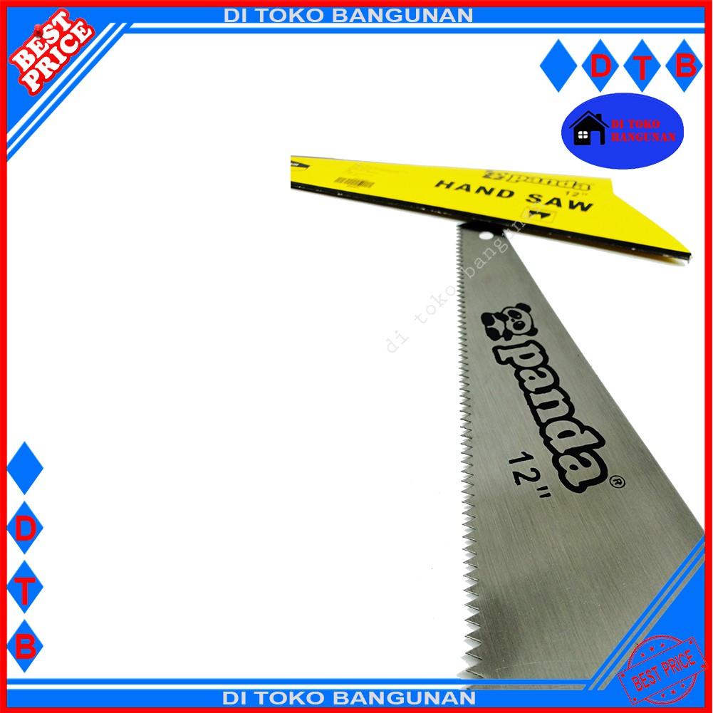 Gergaji Kayu  - Gergaji Mini Gagang Pvc Panda 12 Inch