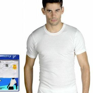 APC207 OBLONG  RIDER  O Neck PUTIH  kaos  Dalam Oblong  Pria 
