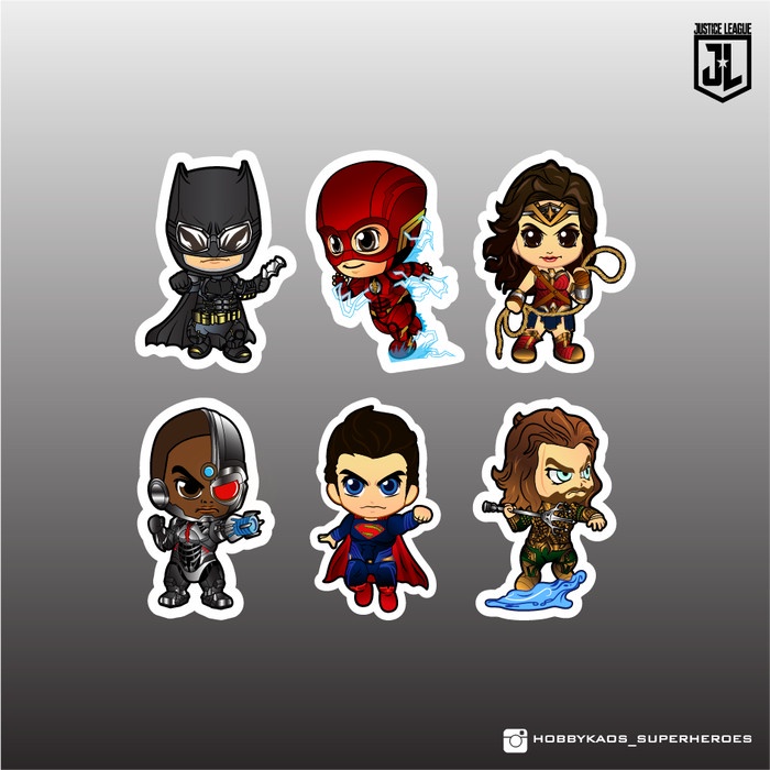 

STICKER PACK JUSTICE LEAGUE