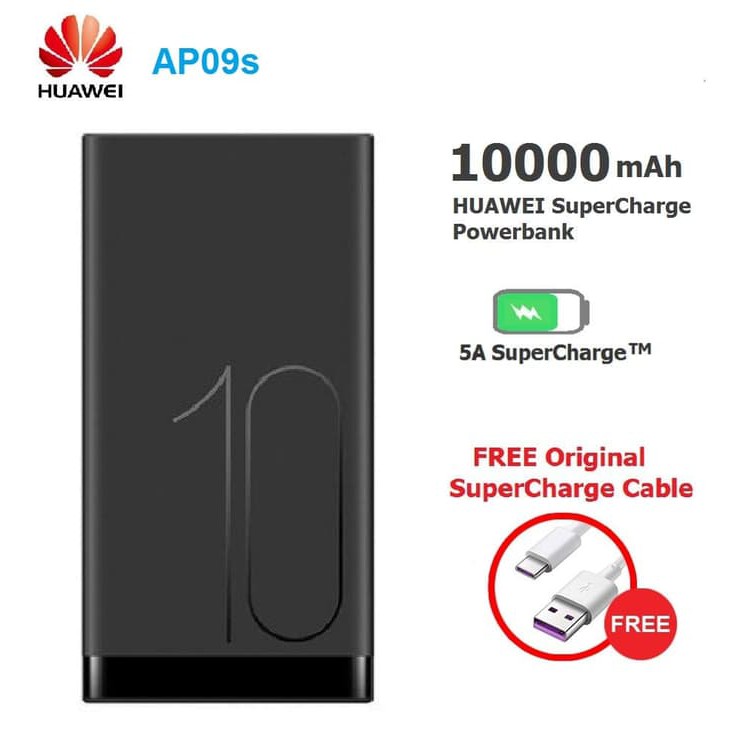Produk 100% ORIGINAL HUAWEI AP09S Power Bank Super Charge 10000mAh 10000 mAh