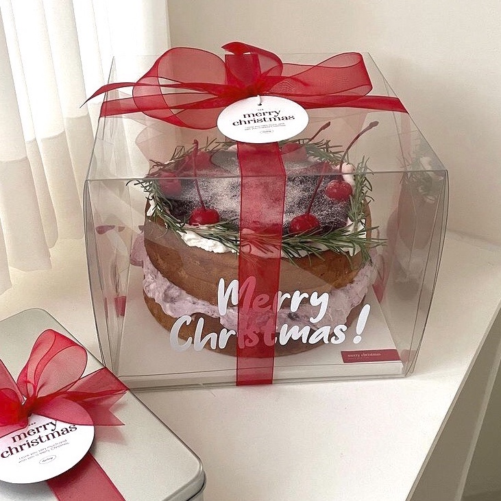 

Cake Box Kotak Transparan Mika Handle 15 cm 19,5 cm 24.5 cm / Transparent Cake Box / Dus Kue Bening 15x15 ; 19.5x19.5 ; 24.5x24.5/ Dus Kue Transparan 15x15 ; 19.5x19.5 ; 24.5x24.5 / Clear Cake Box / Box Kue Mika / Box Hampers Mika / Bahan Dekorasi Kue