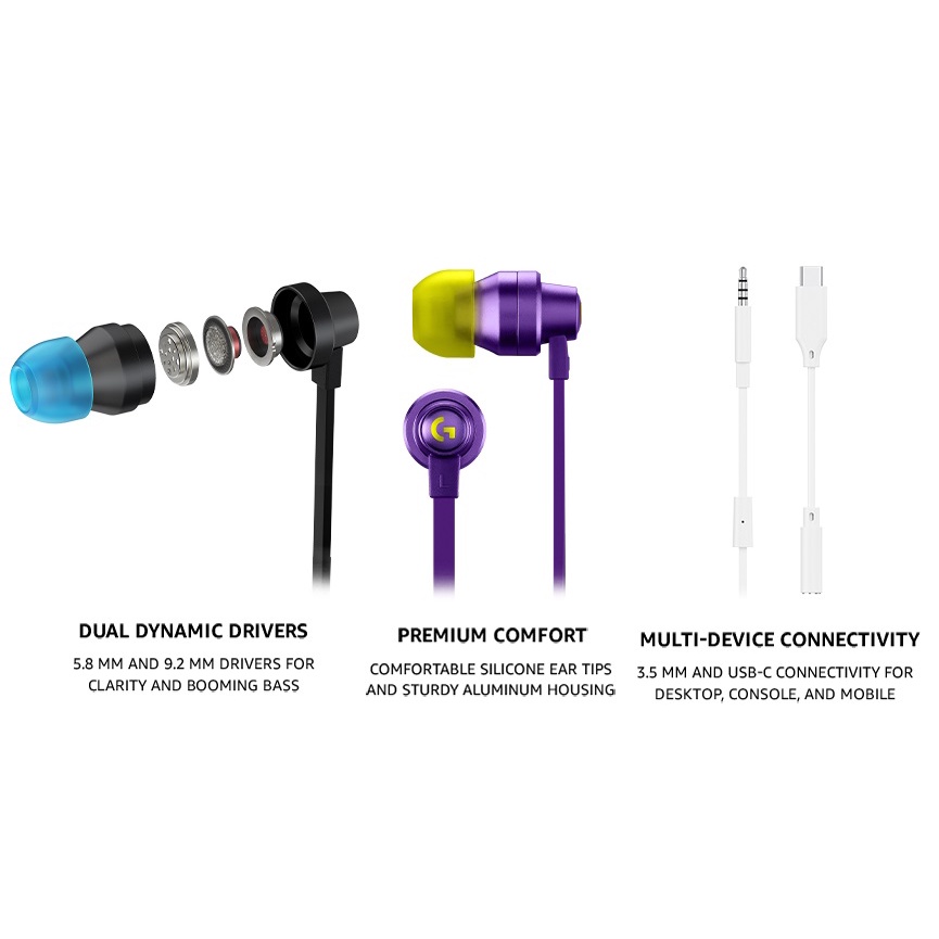 Logitech G333 Gaming Earphone