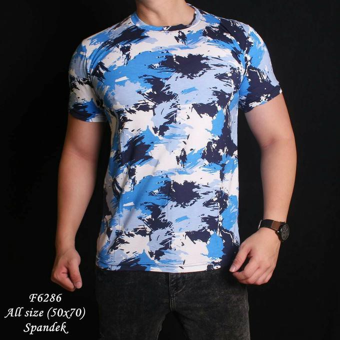 Super Sale Kaos Batik /Kaos Pria Motif Batik Lengan Pendek Murah Banget