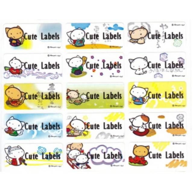 

Label nama waterproof Nohohon M
