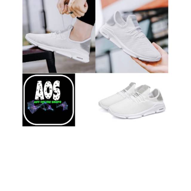 FreeBox- Sepatu Pria Sepatu Running Outdoor Olahraga Shoes Import Untuk Sekolah Kerja S110 cowok