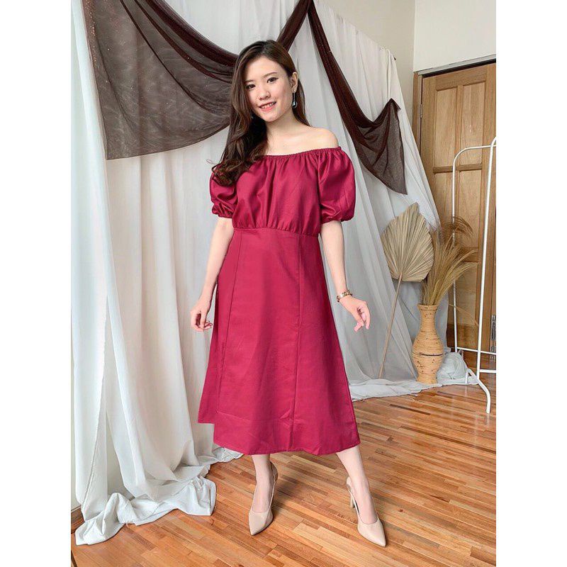 DRESS PUAN  JUMBO SABRINA/ DRES KEKINIAN KOREA