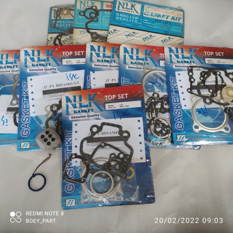 Paking gasket top full set topset yamaha l2s l2super l 2 super nos