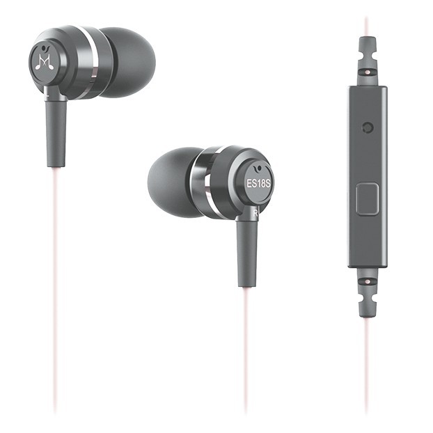 Grab Medan Earphones In-ear SoundMAGIC Sound Isolating Powerful Bass with Mic - ES18S - Black/R