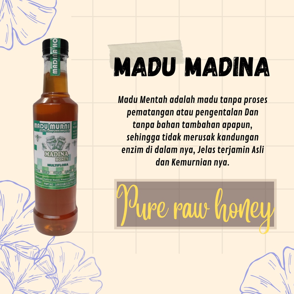 

Madu madina Asli Original Murni tanpa olahan madu murni pure raw honey asli terjamin 100% keasliannya madu hutan tanpa olahan