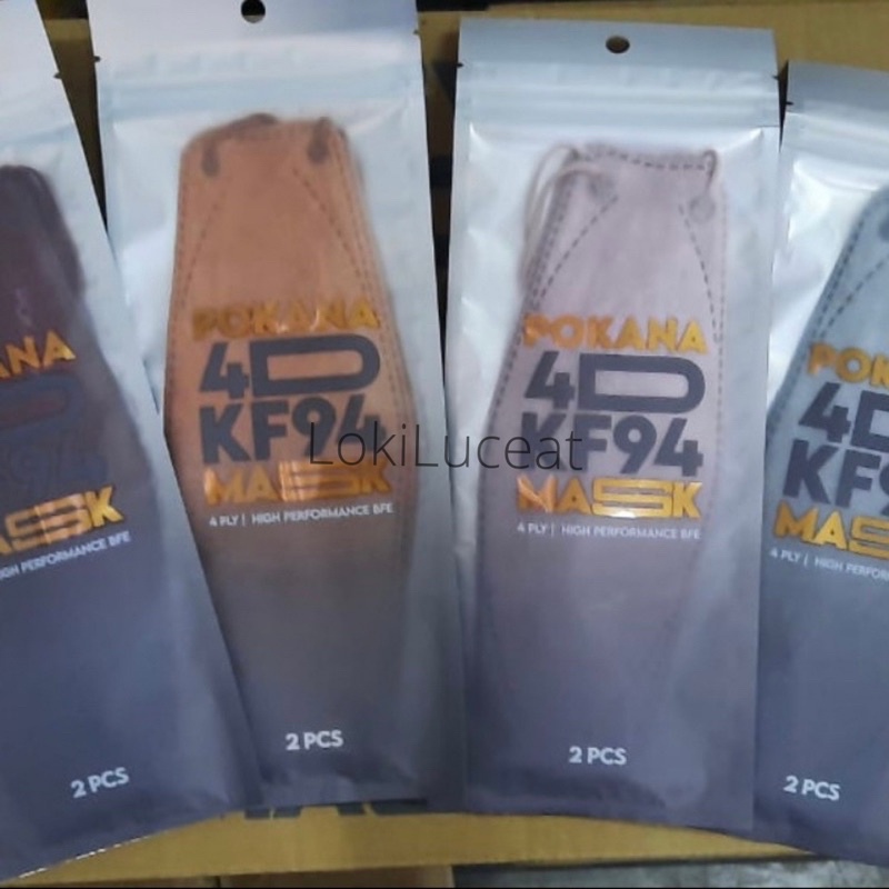 [isi 2] Pokana Kf94 4D 4Ply Medical Mask