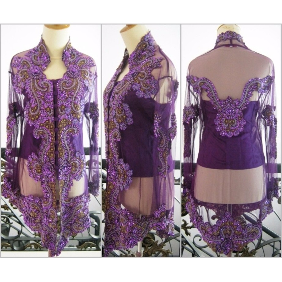 EXLUSIVE Kebaya Jumbo Besar lengan panjang modern Big Size XXL XXXL brokat tile TERMURAH