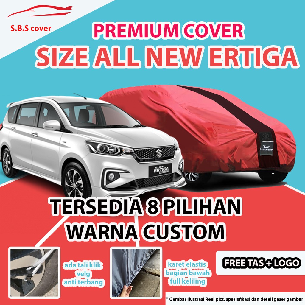 OUTDOOR PREMIUM All New Ertiga / Sarung Mobil ERTIGA / Cover Mobil Ertiga / Mantel Mobil Ertiga