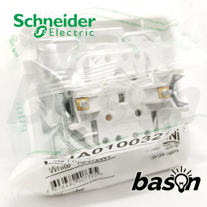 SCHNEIDER Leona 1 Gang 1 Way Switch - Saklar Single 1 Arah - LNA0100321