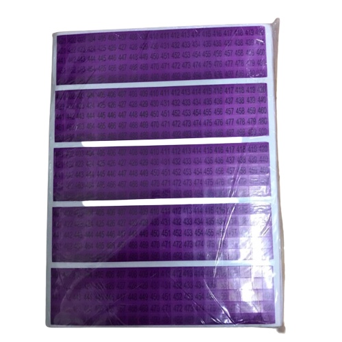 

MilL Sticker Angka Warna / Stiker Numbering 1-500