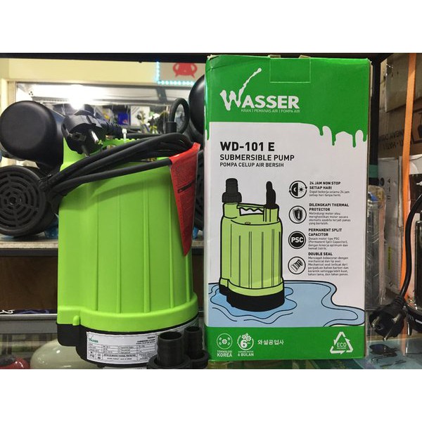 WASSER WD 101E Pompa Celup Air Bersih Submersible Pump / Pompa Celup Kolam Kuras Kolam Ikan WD-101E