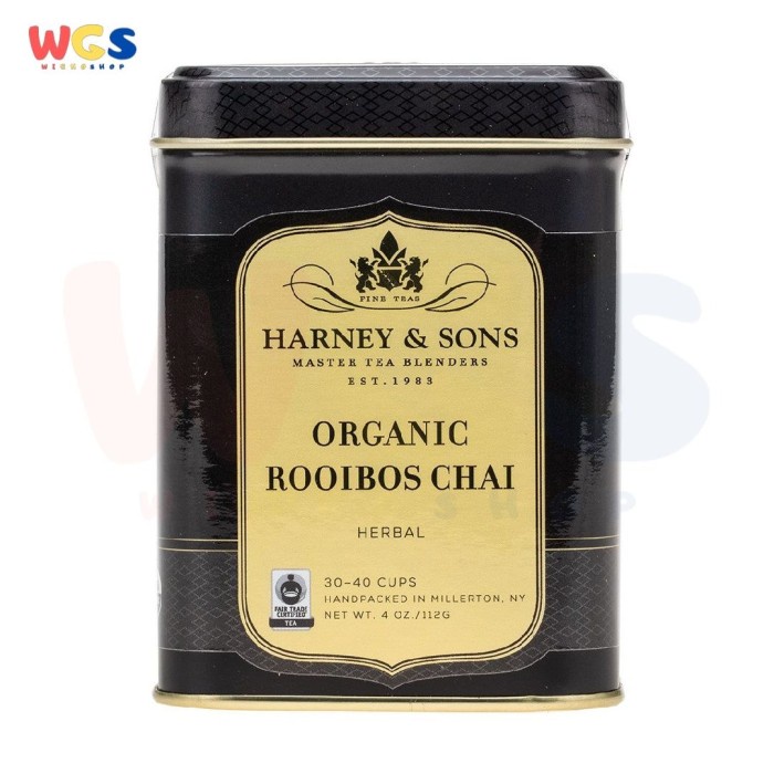 

ORIGINAL MURAH Harney & Sons Organic Rooibos Chai Herbal Loose Tea 4oz 112g