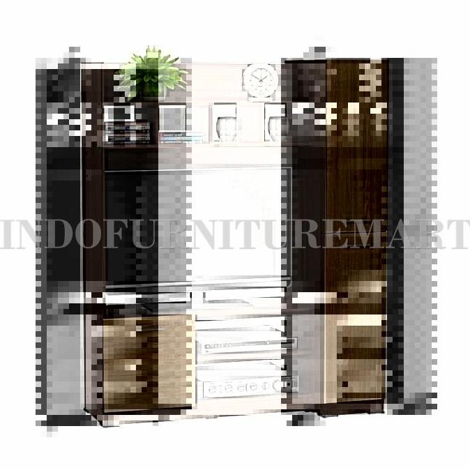 Lemari Pajangan Hias Display Rak Buku Minimalis Alba Wu 120