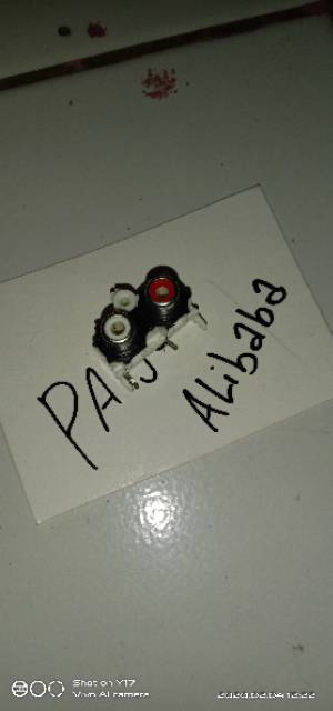 Socket rca 2 pin