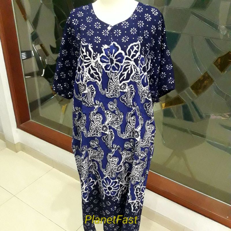 Daster Jumbo Batik Wanita LD 124